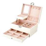 Medium Open Way Clamshell PU Leather Jewelry Set/Ring/Eearring/Necklace/Bracelet
