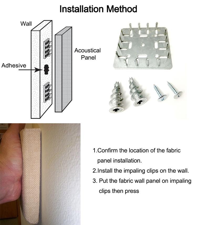 Advanced Mould Technique Silver Impaling Clips for Soundproofing Acoustical Insulation