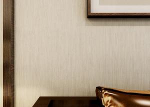 Quality Gold Beige Breathable Contemporary Kitchen Wallpaper / Geometric Removable Wallpaper wholesale