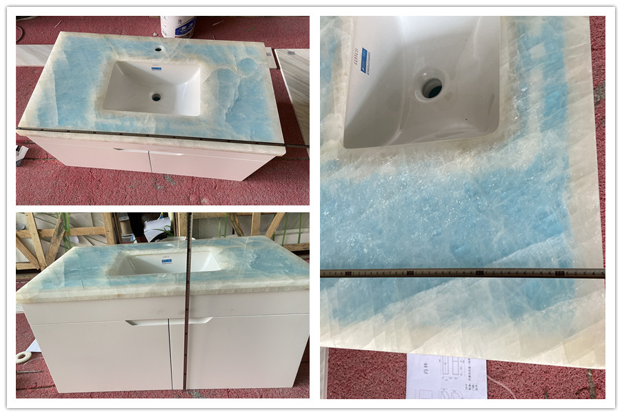 Customized Modern Grey Marble Pillar Covering Design Style for Hollow Column Cladding