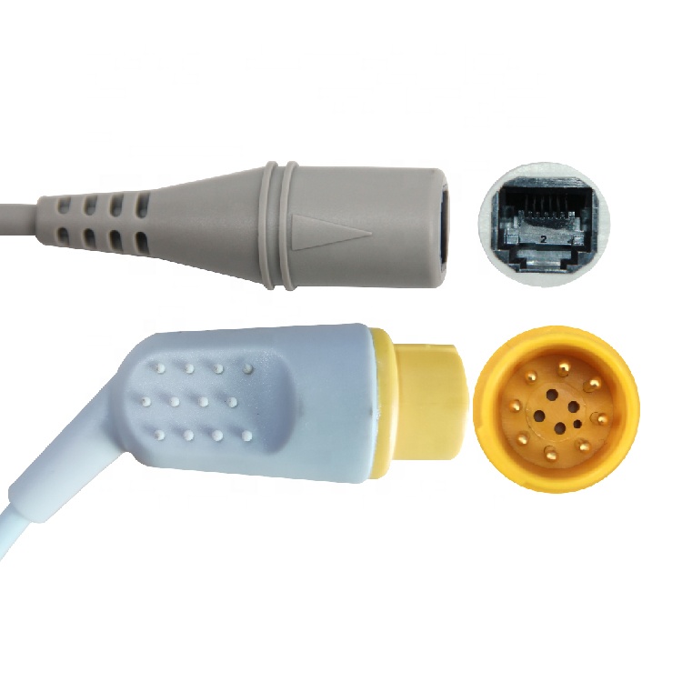 Compatible Arrow 8 Pin IBP Adapter Cable To Smiths Transducer IBP Cable
