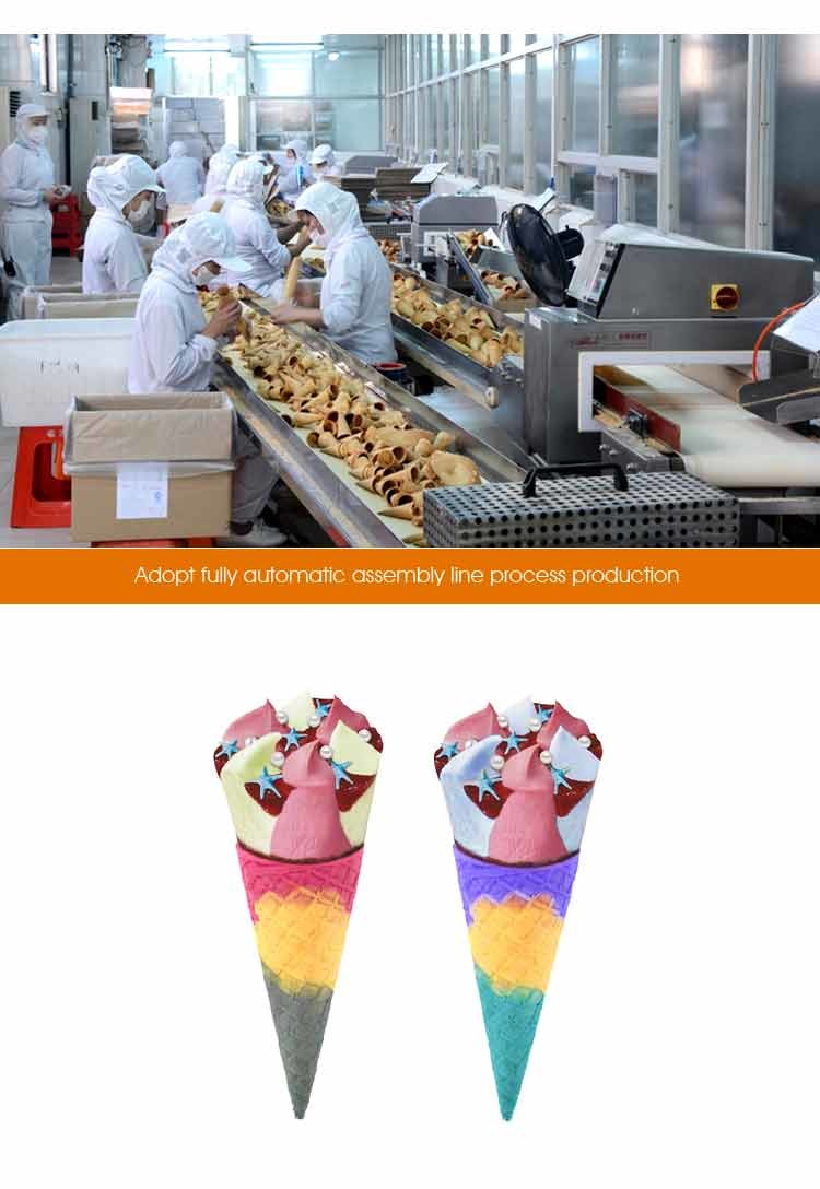 Durable fully automatic pressed wafer basket production line of 71 baking plates (9m long)