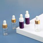 2ml 3ml 5ml 10ml Round Glass Dropper Bottle Small Mini Frosted Glass Essential