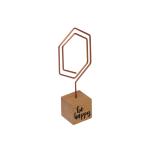Small Metal Clip Photo Holder Wooden Desk Decoration Metal Picture Holder Stands
