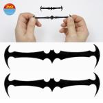 Fancy Reusable Silicone Gifts Silicone Bat Shoelace Useful Soft Colorful