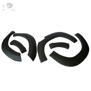 Quality Lightweight Pocket Fender Flares , 9 Inch Matte Black Fender Flares wholesale