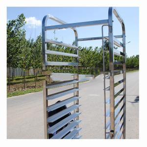 Quality Restaurant 15 Tiers Stainless Steel Tray Trolley For Drying Oven wholesale