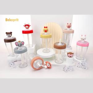 Quality 430ml Childrens Straw Water Bottle wholesale
