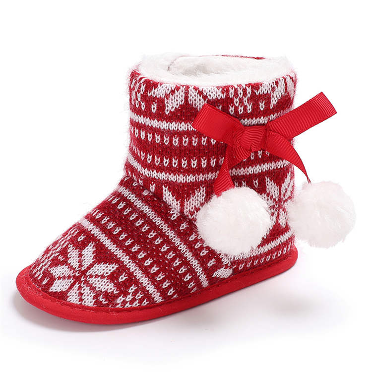 2019 winter warm cotton giraffe snow 0-18 months boy girl anti-slip baby boots