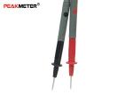 Electrical Multimeter Test Probes Gold Plate Wire Pen Cable Red + Black