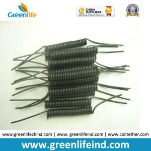Quality Wholesale Coil Lanyard Factory OEM Black Stretch Lanyard Tethers wholesale
