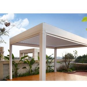Quality Aluminum Louvered Pergola Garden Landscape Leisure Sunshade Pergole wholesale