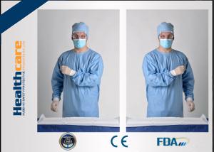 Quality EO Sterile 35g 45g Disposable Surgical Gowns Anti Bacteria Infection wholesale