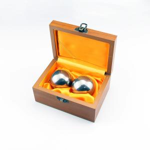 Quality Hand Play Massage Ball Big Solid Metal Ball For Human Health Care 50mm 60mm wholesale