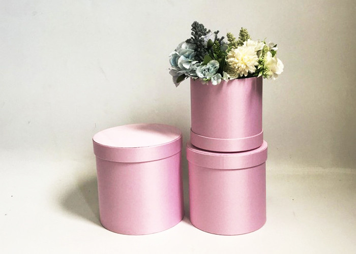2mm Thickness Offset Printing Round Cardboard Boxes CMYK