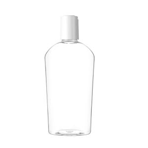 Quality Glossy 250ML Sustainable PET Shampoo Bottle With Disc Top Cap wholesale