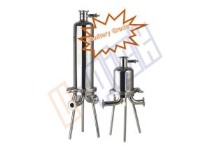 Quality 10 / 20 Inch Single Cartridge Filter Housing / T Style Liquid Filter Housing wholesale