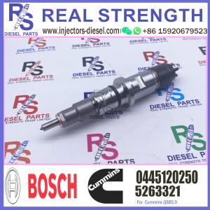 Quality OEM new QSB5.9 diesel engine parts fuel injector 5263321 4983267 3977081 0445120250 wholesale