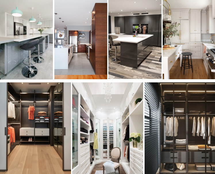 Lacquer Surface Treatment Wooden Cabinets for Customized Veneer Color Kitchen Furniture