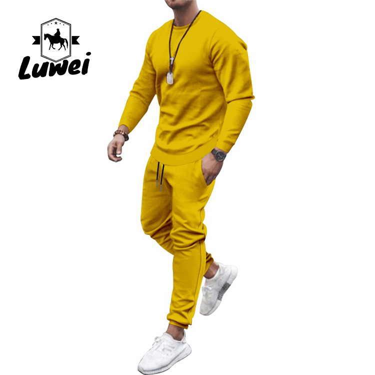 Activewear Men Sportswear Set Custom Polyester Cotton Plus Size Set