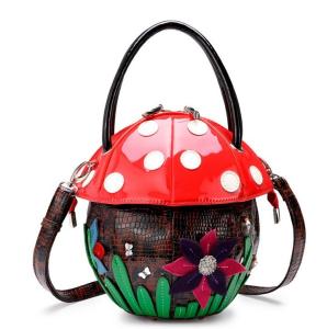 Quality Mushroom Creative handbag fashion trend female cute cartoon character wholesale