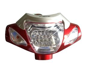 Quality Electric Bicycle Parts Plastic Brightest Bicycle Front Light With LED Lamp wholesale