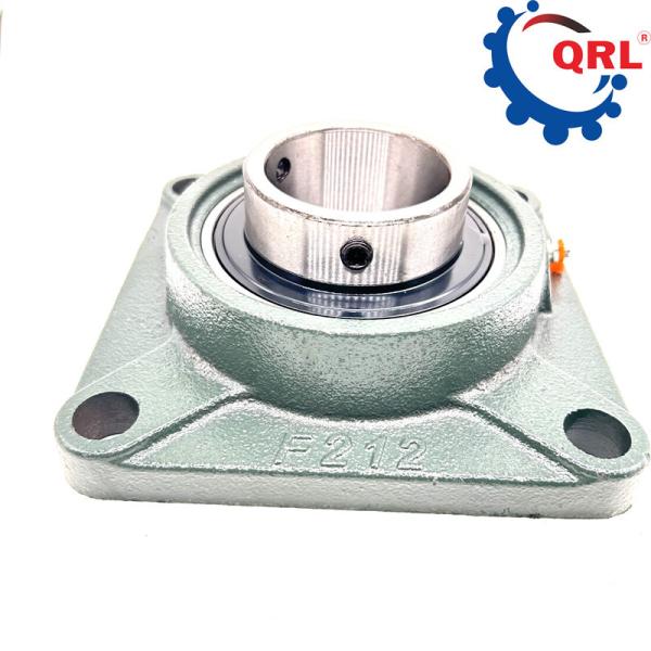 Cheap UCF 212 Square Flanged Ball Bearing Unit With Set Screw Locking for sale