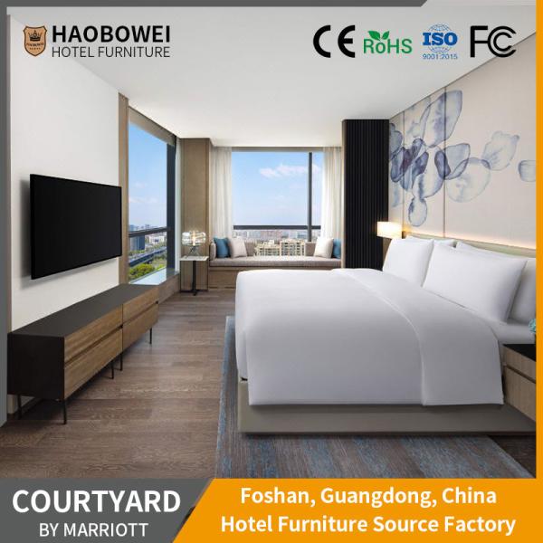 Marriott Modern Luxury Hotel Standard King Size Bedroom Set Headboard Customizat