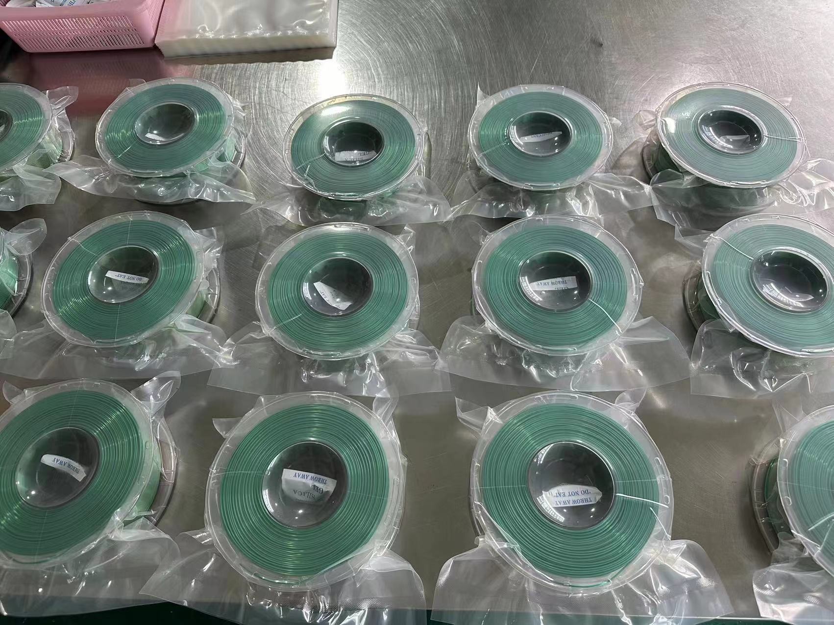 3D Printer Filament PLA Pro Toughness Enhanced Silk Dual Color Blue Green