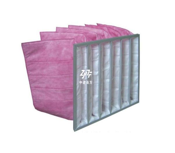 Custom Industrial 6-Air Filter Bag Air Filters With Low Resistance Synthetic