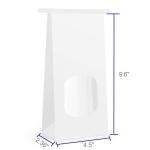 Greaseproof Paper Hot Style Bottom Window White Brown Cookie Biscuit Kraft Paper