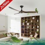 60 Inches White LED Ceiling Fan , Quiet DC Motor Modern Fan Light