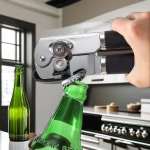 Quality Custom Handy Opener Easy Crank Stainless Steel Can Beer Bottle Opener Gifts with Logo wholesale