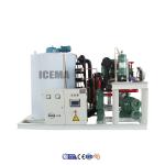 6500 KG Voltage 380V/3P/50HZ Ice Flake Machine for Seafood Fishery at March