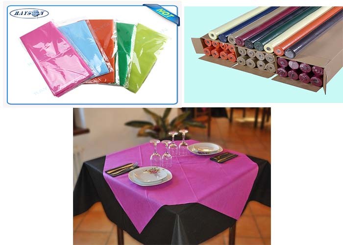 Hygeian and Convenient Disposable Non Woven Tablecloth with Polypropylene Material
