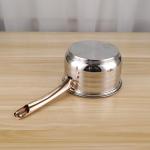 16cm Stainless Steel Kitchen Sauce Pans Single Handle Milk Pot With Lid