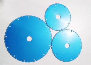 Quality Stone Blue Electroplated Diamond Blade Resin Bonded High Machining Accuracy wholesale
