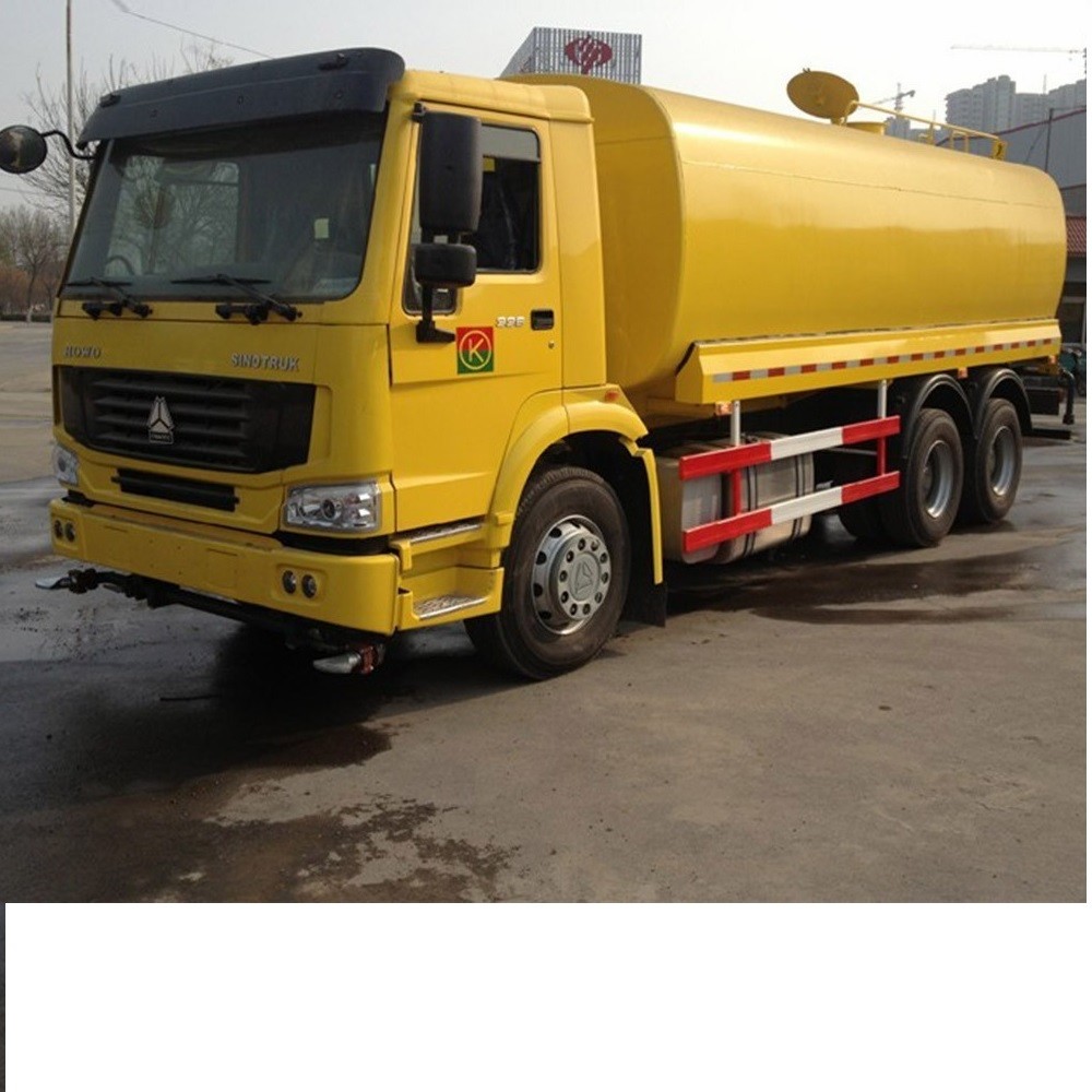 HOWO 6x4 20000 Liter Liquid Tanker Truck 336hp Euro II , Left Hand Drive