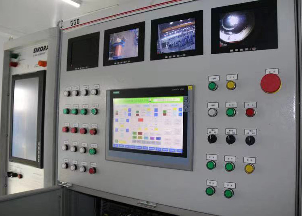 6-35 Kv Three Layers XLPE Cable Extrusion Machine Power Cable CCV Line Machine