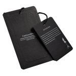 Bags Shoes 350gsm Coated Paper Custom Hang Tag Black White Print