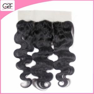 Quality High Quality Virgin Hair Silk Top Indian Hair 13*4 360 Lace Frontal From Ear To Ear Bleached Knots wholesale