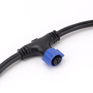 Quality Male Female Waterproof Electrical T Connectors , 20A PA66 T Type 2 Pin Connector wholesale