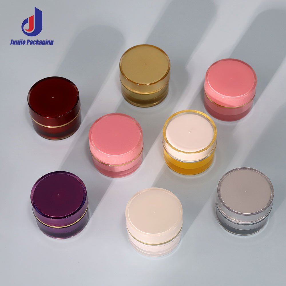Plastic Mini Cosmetic Jars Cosmetic 10g Cream Jar With Screw Cap