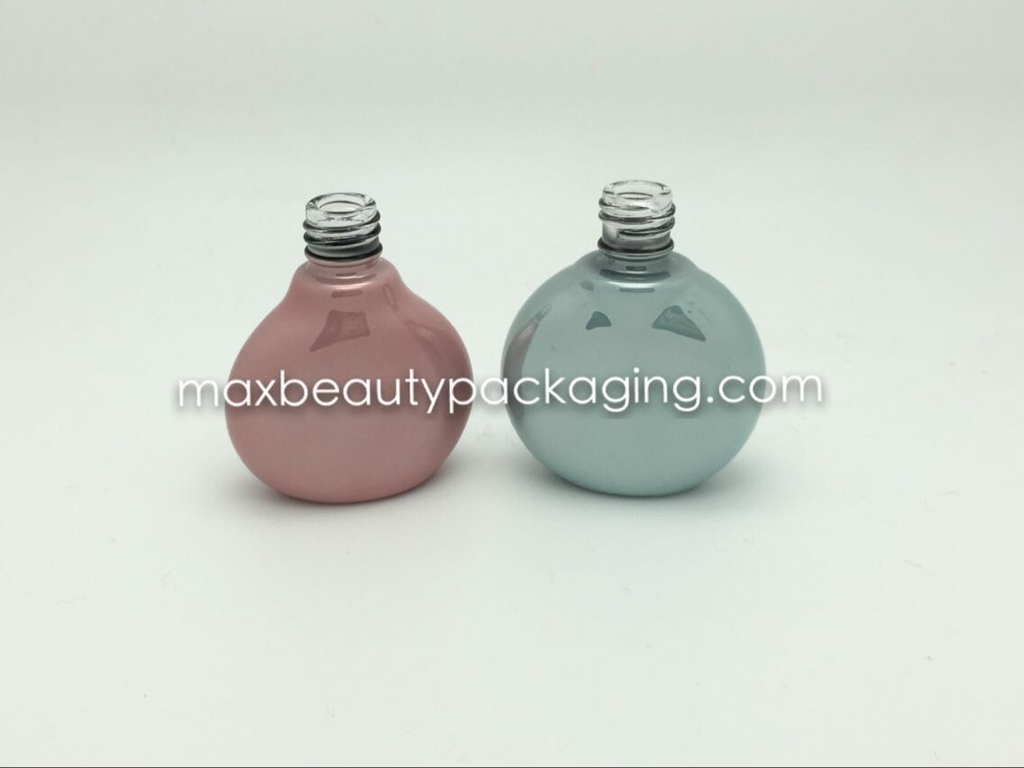 uv metallic color gel polish bottle high quality thick and strong powder coating gel bottle nail polish packaging