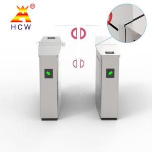 Quality 304 Stainless Steel Sliding Turnstile Barrier Gate High Security Infrared Anti Pinch wholesale
