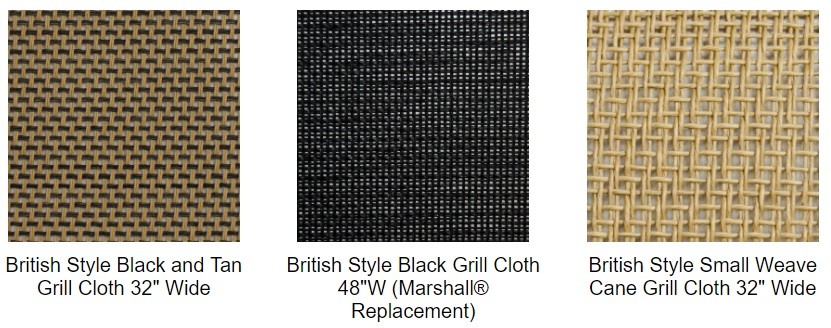 Cabinet Grill Cloth, Black with Silver Accent 59" Width Guitar AMP Cloth grill cloth fabric DIY repair speaker