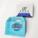 SGS Blue Seafood Packaging Boxes With Handles Waterproof