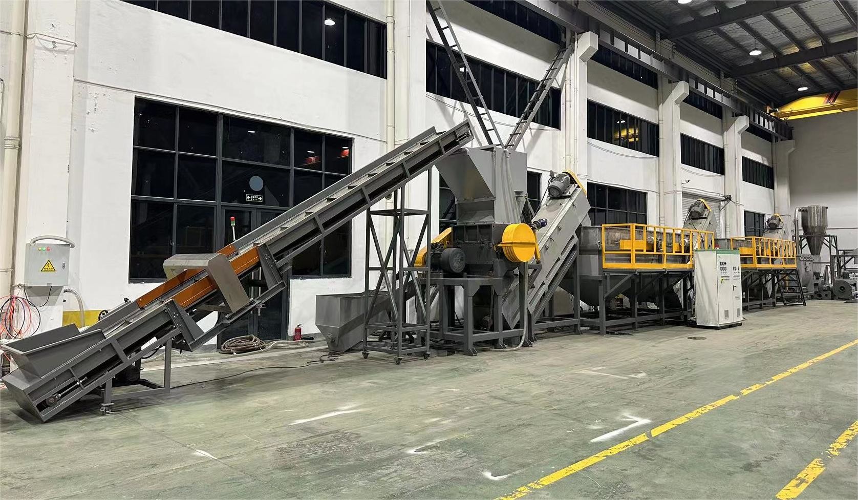 Double Stage Pelletizing Strand Cooling Cutting Plastic Granulator Machine