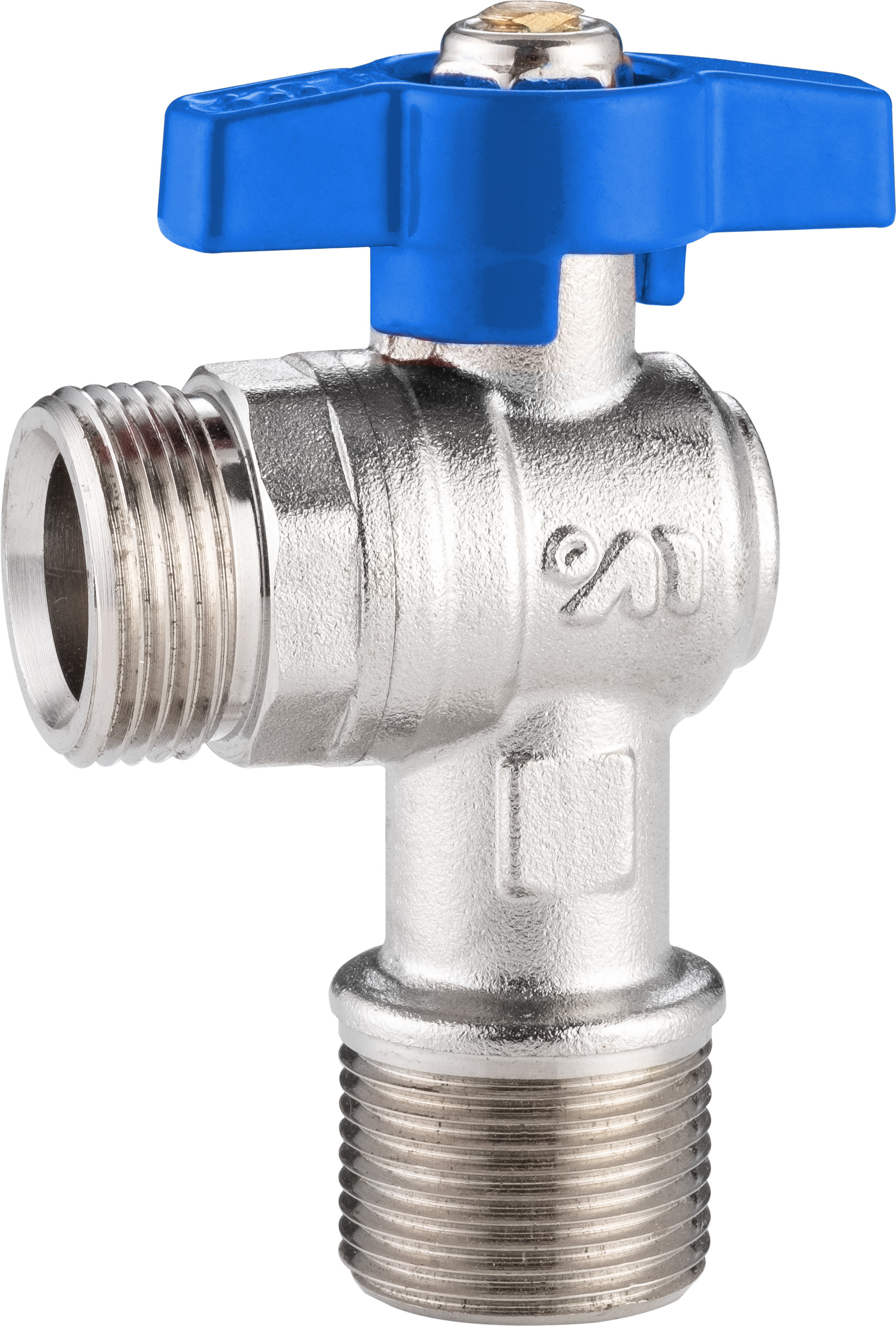 5101B Gas Stove Valve Brass Angle shutoff Valve Ball Type DN15 DN20 for Tap Water Supply with Stainless Steel Wall Cover