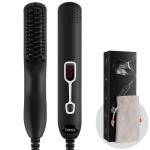 6 Adjustable Temperature 19W Beard Straightener Brush